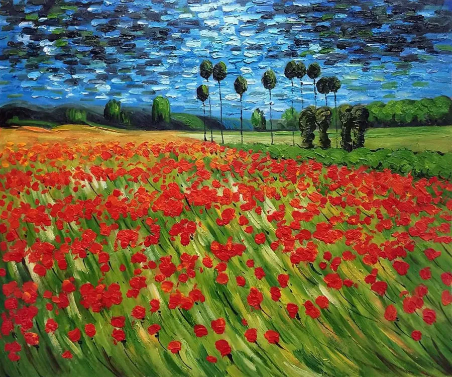 afbeelding bij ithaca 720 een schilderij van Van Gogh