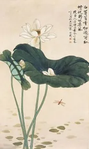 An Ancient Lotus Seed and a Ge Kiln Porcelain Jar