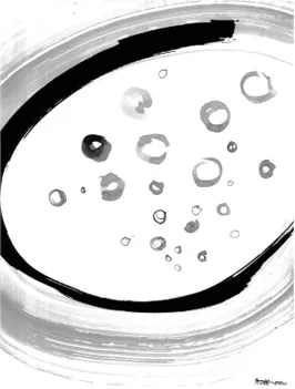 tekening van ithaca 736 Schilderij van Satish Gupta