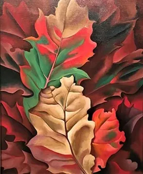 painting Georgia O’Keefe